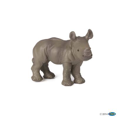 Figurine Bébé rhinocéros - Figurines des Animaux Sauvages - Papo 50035
