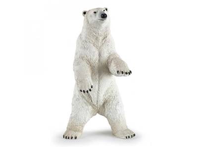 Figurine Ours polaire debout - Figurines des Animaux Sauvages - Papo 50172