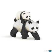 Figurine Panda et son bébé - Figurines des Animaux Sauvages - Papo 50071
