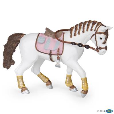 Figurine Cheval tressé - Figurines d’équitation - Papo 51525