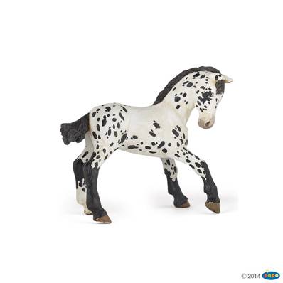 Figurine Poulain Appaloosa noir - Figurines d’équitation - Papo 51540