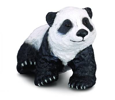Figurine Collecta 88219 - Bébé Panda assis - Taille S - Les Animaux Sauvages