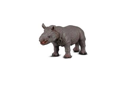 Figurine Collecta 88089 - Bébé Rhinocéros Blanc - Taille S - Les Animaux Sauvages