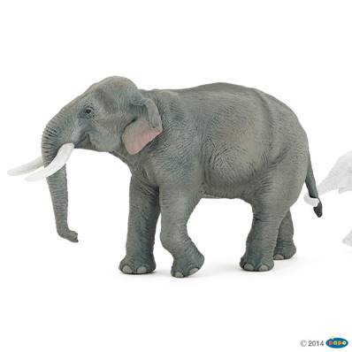 Figurine Eléphant d'Asie - Figurines des Animaux Sauvages - Papo 50131
