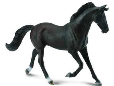 Figurine Collecta 88478 - Jument Pur Sang noir - Taille XL – Collecta Figurine des Chevaux