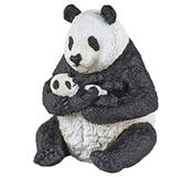 Figurine Panda et son bébé - Figurines des Animaux Sauvages - Papo 50196