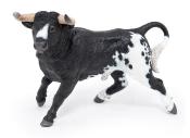 Figurine Taureau Espagnol Noir et Blanc - NOUVEAU - Figurines des Animaux - Papo 51184