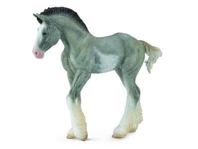 Figurine Collecta 88626 - Poulain Clydesdale - Taille M – Collecta Figurine des Chevaux