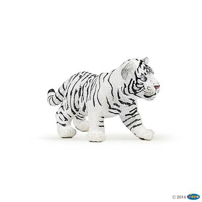 Figurine Bébé Tigre blanc - Figurines des Animaux Sauvages - Papo 50048