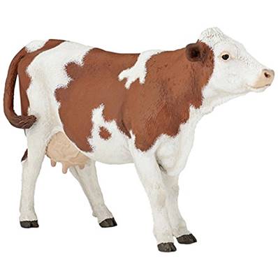 Figurine Vache Montbéliarde - Figurines des Animaux de la Ferme - Papo 51165