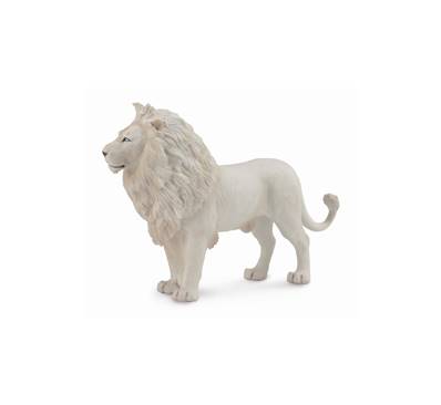 Figurine Collecta 88785 - Lion Blanc - Taille L - Collecta Animaux Sauvages