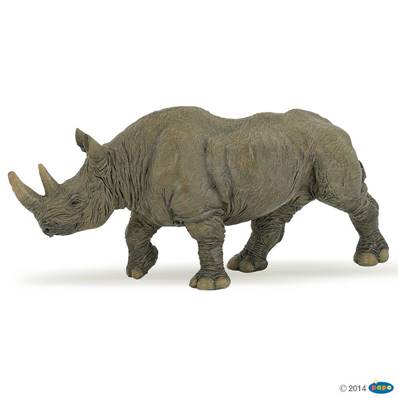 Figurine Rhinocéros noir - Figurines des Animaux Sauvages - Papo 50066