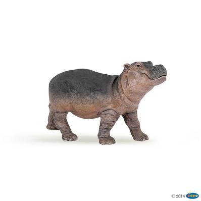 Figurine Bébé hippopotame - Figurines des Animaux Sauvages - Papo 50052