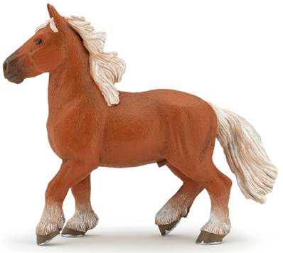 Figurine Cheval Comtois - Figurines d’équitation - Papo 51555
