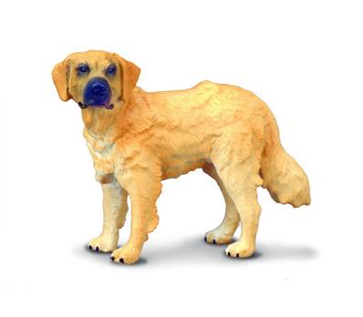 Figurine Collecta 88116 - Golden Retriever - Taille M - Figurines Collecta Collection des Chiens